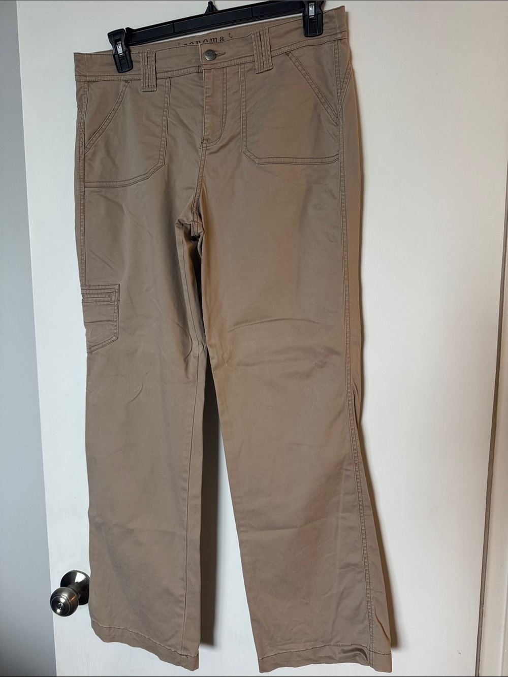 Like-New Sonoma Tan Boot Cut Pants Size 14